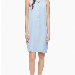 Calvin Klein Chambray halter dress